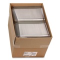 Food Trays, Containers, and Lids | Pactiv Corp. 0CAH09700000 8.75 in. x 8.25 in. x 3.63 in. SmartLock PET Hinged Lid Plastic Bakery Container - Clear (200/Carton) image number 3