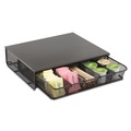 Desktop Organizers | Safco 3274BL 12.5 in. x 11.25 in. x 3.25 in. 5 Compartments One Drawer Hospitality Organizer - Black image number 4