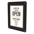 Office Presentation Supplies | Deflecto 899102 8.5 x 11 Insert Superior Image Window Display - Clear/Black image number 2