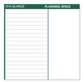 Bulletin Boards | AT-A-GLANCE PM310-28 12-Month (Jan to Dec): 2026 32 in. x 48 in. Vertical Erasable Wall Planner - White/Green Sheets image number 1