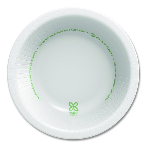 Bowls and Plates | Dixie SXB12WS Pathways Heavyweight WiseSize 12 oz. Paper Bowls (125/Pack) image number 0