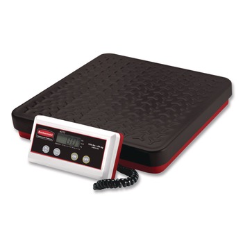 Rubbermaid Commercial FG401088 Digital Receiving Scale 150 lb Capacity Black/Red