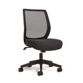 Office Chairs | Alera ALEWX42BME17 17.09 in. to 20.83 in. Seat Height Supports Up to 275 lbs. Wessex Ergonomic Fabric Mesh Swivel Task Chair - Black image number 3