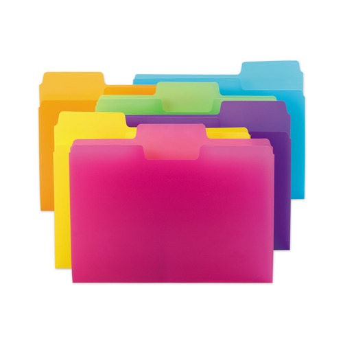 Back to School Sale | Smead 10515 SuperTab 0.75 in. Expansion Top Tab Letter Size File Folders (18/Pack) image number 0