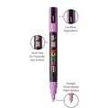 Back to School Sale | uni-ball PC3M8CSOFTCOLORS Fine Bullet Tip 0.9 mm/1.3 mm Water-Based Paint Markers - Assorted Colors (8/Set) image number 7