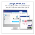 Labels | Avery 05146 3.38 in. x 2.33 in. Printable Adhesive Name Badges - Gold Border (100/Pack) image number 8