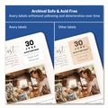 Labels | Avery 06572 2 in. x 2.63 in. Permanent ID Labels with Sure Feed Technology - White (15/Sheet, 15 Sheets/Pack) image number 4