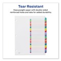 Dividers & Tabs | Avery 11844 Ready Index 11 in. x 8.5 in. 26-Tab A to Z Customizable TOC Dividers - White/Multicolor Tabs (1-Set) image number 4