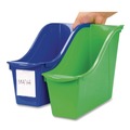 Boxes & Bins | Storex 70123E06C Small Book Bin, 1.5 gal, 4.5-in x 11.75-in x 8.5-in, Black, 6/Pack image number 3
