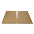 Office Chair Mats | Alera CM2E442FALEPL 46 x 60 All Day Use Non-Studded Chair Mat for Hard Floors - Clear image number 3