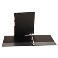 Binders | Avery 03401 Economy 1.5 in. Capacity 11 in. x 8.5 in. 3-Ring Non-View Binder - Black image number 2