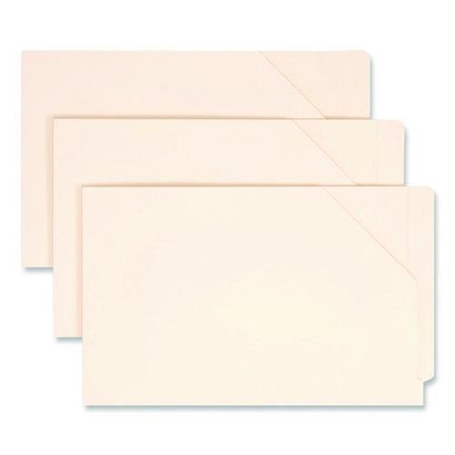 File Folders | Smead 76700 11 Point Straight Tab End Tab Jackets with Reinforced Tabs - Legal, Manila (100/Box) image number 0
