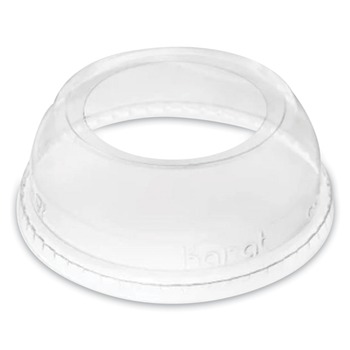 PRODUCTS | Karat C-KDL626-WH Plastic Wide Opening Dome PET Lids Fits 12 oz. to 24 oz. Cold Cups - Clear (1000/Carton)
