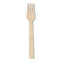 Cutlery | Dixie ANFBAM Mediumweight Bamboo Cutlery Fork - Light Golden (1000/Carton) image number 4