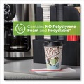 Just Launched | Dixie 5342DX PerfecTouch 12 oz.Paper Hot Cups - Coffee Haze Design (25/Sleeve, 20 Sleeves/Carton) image number 8