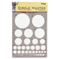 Bowls and Plates | Chartpak 1204I 7 in. x 10 in. Circles Templates - Smoke image number 1