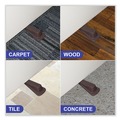 Office & Office Supplies | Master Caster 00920 Big Foot 2.25 in. W x 4.75 in. D x 1.25 in. H No Slip Rubber Wedge Doorstop - Brown image number 5