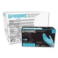 Disposable Gloves | Ammex INPF48100 5 mil Industrial Powder-Free Nitrile Gloves - X-Large, Blue (1000/Carton) image number 0