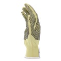 Cleaning Gloves | MCR Safety 9396L CutPro Kevlar Gloves 9396 Yellow/Black Large Pair image number 2