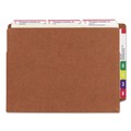 File Folders | Smead 73780 3.5 in. Expansion Letter Size Heavy-Duty Redrope End Tab TUFF Pockets (10/Box) image number 1