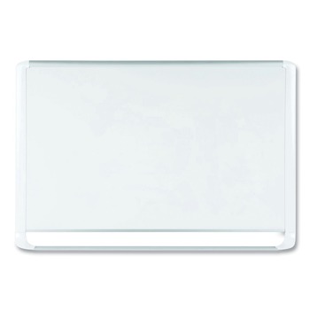 MasterVision MVI270205 Gold Ultra 72 in. x 48 in. Magnetic Dry Erase Boards - White Lacquered Steel Surface, White Aluminum Frame