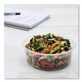 Food Service | SOLO DM8R-0090 Bare Eco-Forward 4.6 in. Diameter x 1.8 in. h 8 oz ProPlanet Seal Plastic RPET Deli Containers - Clear (500/Carton) image number 6