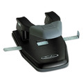 Staple Punches | Swingline A7074050D 1/4 in. Holes 28-Sheet Comfort Handle Steel Two-Hole Punch - Black/Gray image number 0