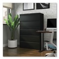Office Filing Cabinets & Shelves | Alera 25513 42 in. x 18.63 in. x 67.63 in. 5 Legal/Letter/A4/A5 Size Lateral File Drawers - Black image number 6