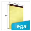 Notebooks & Pads | TOPS 63980 (50) Canary-Yellow 8.5 in. x 14 in. Sheets Wide/Legal Rule Docket Gold Ruled Perforated Pads (12/Pack) image number 4