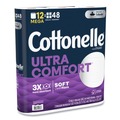Toilet Paper | Cottonelle 55494 Ultra ComfortCare 2-Ply Septic Safe Mega Rolls Soft Tissue Toilet Paper - White (48/Carton) image number 2