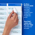 Dividers & Tabs | Avery 05155 0.66 in. x 1.75 in. Easy Peel Address Labels with Sure Feed Technology for Laser Printers - White (60/Sheet, 100 Sheets/Box) image number 2