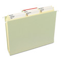 File Folders | Smead 10395 0.75 in. Expansion 1/3-Cut SuperTab Reinforced Guide Height Top Tab Folders - Letter Size/Manila (100/Box) image number 5