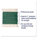  | Boardwalk BWK502WHCT Super Loop Wet Mop Head with Cotton/Synthetic Fiber and 5 in. Headband - Medium, White (12/Carton) image number 7