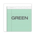 Notebooks & Pads | TOPS 63190 (50) Pastel Green 8.5 in. x 11.75 in. Sheets Wide/Legal Rule Prism plus Colored Writing Pads (12/Pack) image number 1