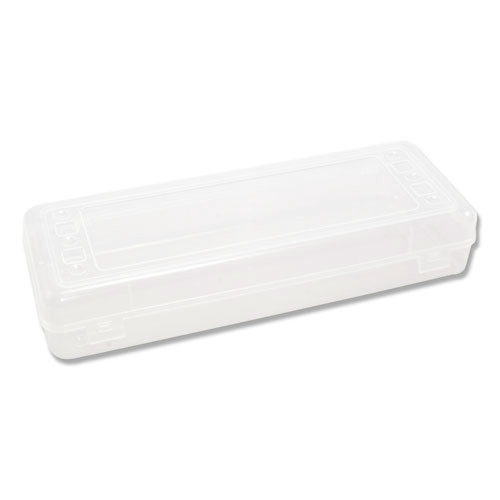 Boxes & Bins | Innovative Storage Designs 67033 13.25 in. x 5 in. x 2.3 in. Stretch Art Box - Clear image number 0