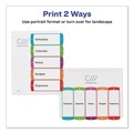 Dividers & Tabs | Avery 11840 5-Tab 1 to 5 11 in. x 8-1/2 in. Contemporary Color Tabs Customizable TOC Ready Index Multicolor Tab Dividers - White (1 Set) image number 2