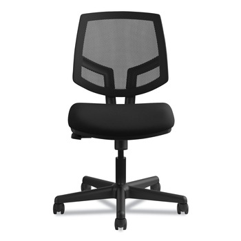 HON H5713.GA10.T 17.75 in. - 21.88 in. Seat Height Volt Series Mesh Back Task Chair with Synchro-Tilt Supports Up to 250 lbs. - Black