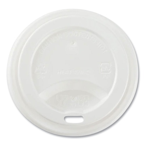 Cups and Lids | Karat C-KDL508W-PP 8 oz. Hot Cup Plastic Sipper Lids - White (1000/Carton) image number 0