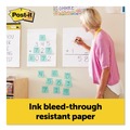 Project & Display Boards | Post-it Easel Pads Super Sticky 577SS-2PK 15 in. x 18 in. 20 Sheets Unruled Vertical-Orientation Self-Stick Easel Pads - White (2/Pack) image number 3