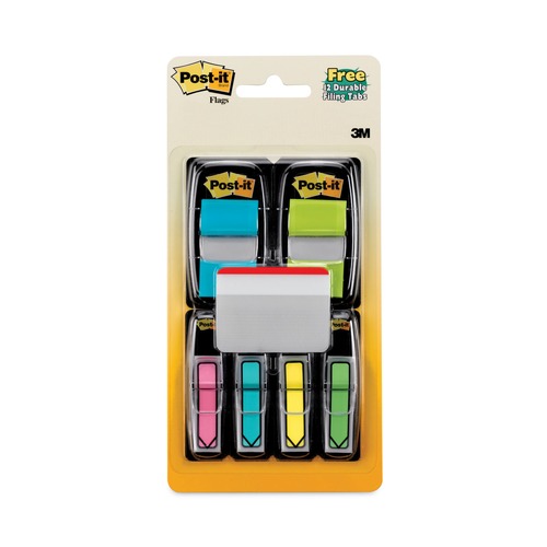Page Flags | Post-it Flags 680-BBBGA4VA Page Flag Value Pack - Assorted (208/Pack) image number 0