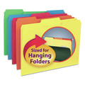 File Folders | Smead 10229 Interior File Folders with 1/3-Cut Tabs - Letter, Assorted (100/Box) image number 2