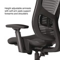 Office Chairs | Alera ALEHL42BME18 Hollins Ergonomic Mesh Swivel Task Chair Supports Up to 275lb 18.57 to 22.54 Seat Height Black Seat/Back Black Base image number 5