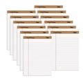 Notebooks & Pads | TOPS 71533 The Legal Pad Plus 8.5 in. x 11.75 in. Sheets Wide/Legal Rule Ruled Perforated Pads with 40 pt. Back - White (1-Dozen) image number 0