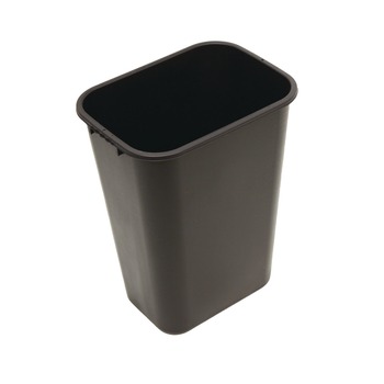 TRASH CANS | Impact 7703-5 41-Quart Polyethylene Soft-Sided Wastebasket - Black