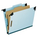 File Folders | Pendaflex 59251 2/5-Cut Exterior Tabs Letter Size 1 Divider Hanging Classification Folders with Dividers - Blue image number 0