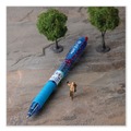 Pens | Pilot 32802 Medium 1 mm Retractable Red Ink B2P Bottle-2-Pen Recycled Ballpoint Pen - Translucent Blue Barrel (1-Dozen) image number 2