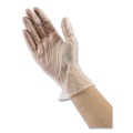 Disposable Gloves | Boardwalk BWK365LBX Disposable Powder-Free Vinyl Gloves - Large, Clear (100/Box) image number 8