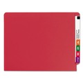 File Folders | Smead 25710 0.75 in. Expansion Shelf-Master Reinforced End Tab Colored Folders - Letter Size/Red (100/Box) image number 3