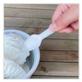 Cutlery | Boardwalk BWKTASTERSPOON Heavyweight Polypropylene Tasting Spoon Cutlery - White (3000/Carton) image number 3