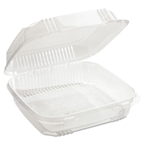  | Pactiv Corp. YCI811200000 Clearview Smartlock 49 oz. Containers - Clear (200/Carton) image number 0